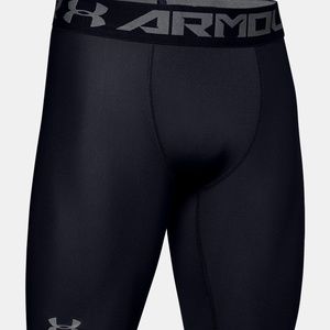 Under Armour Compression Shorts 9", Black, Size L